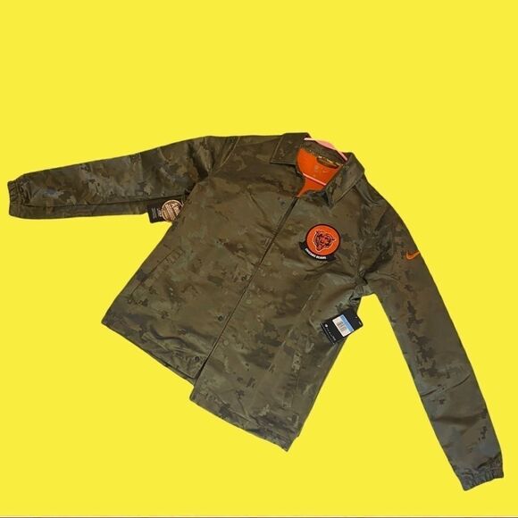 Nike NFL Chicago Bears Camo Jacket - Picture 1 of 7